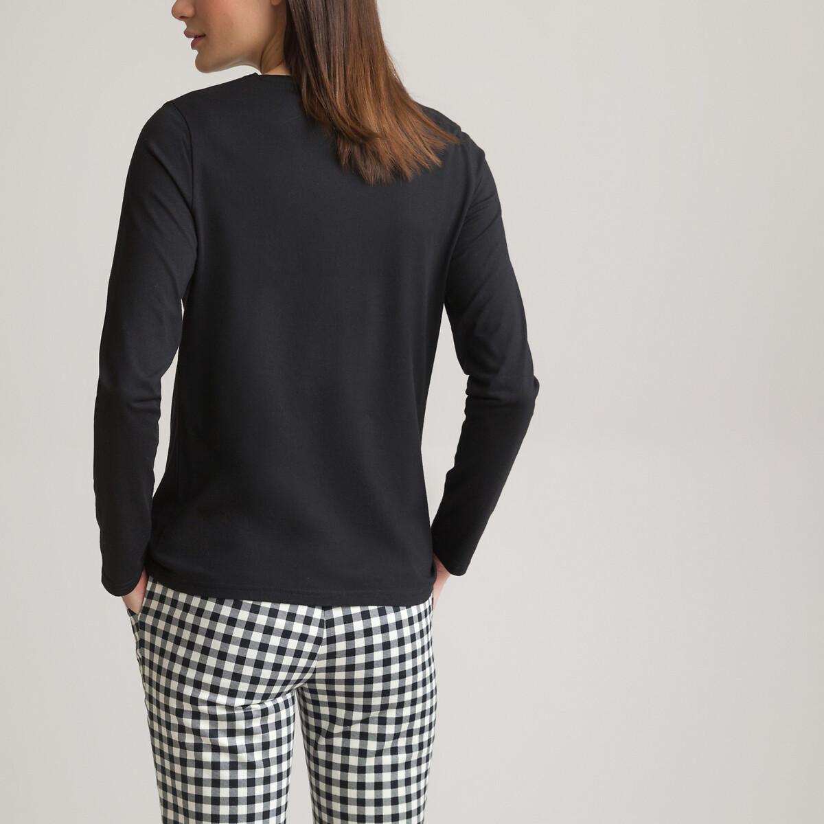 La Redoute Collections Langarm Rundhals Shirt  