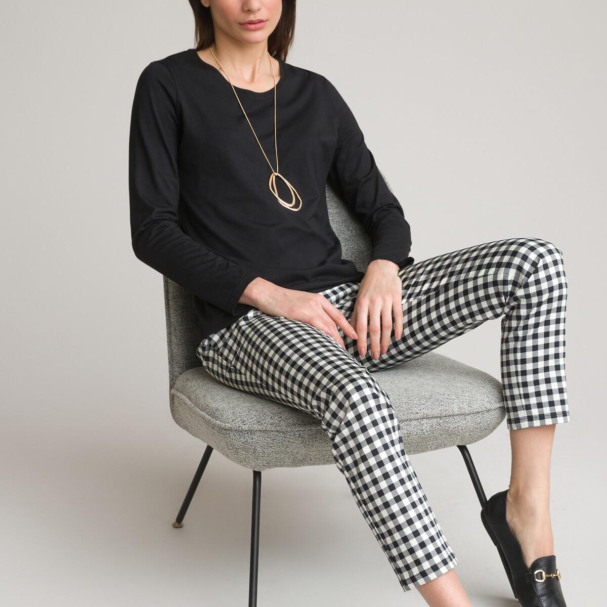 La Redoute Collections Langarm Rundhals Shirt  