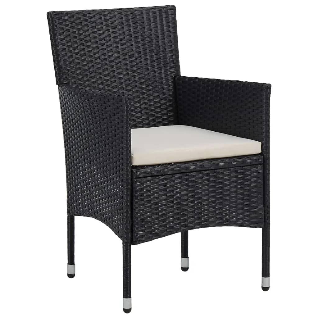 VidaXL set da pranzo da giardino Rattan  