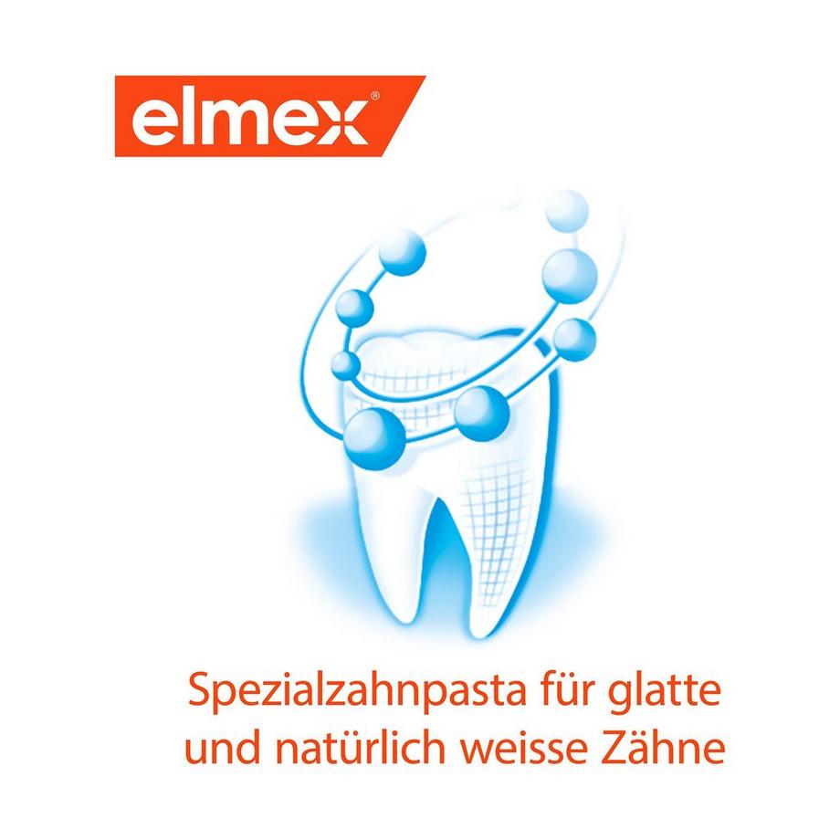 elmex INTENSIVREINIGUNG Intensivreinigung Zahnpasta, Für Glatte & Natürlich Weisse Zähne 