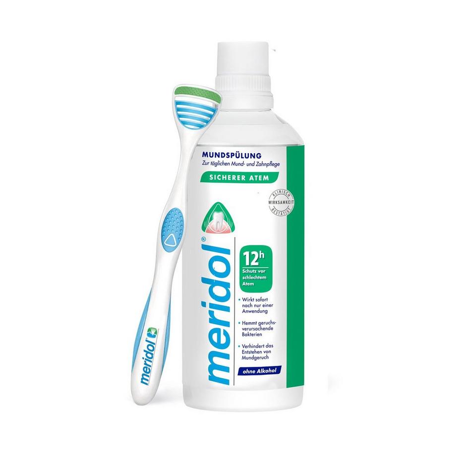 meridol  Sicherer Atem Zungenreiniger, Sanfte & Effektive Reinigung Der Zunge 