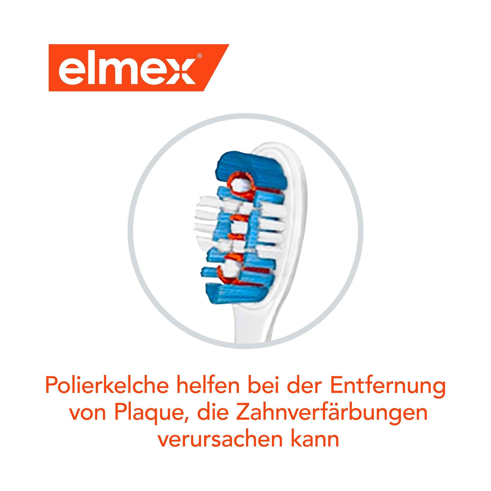 elmex  Nettoyage Intense Moyen Brosse À Dents Pour Un Nettoyage Intensif De Toute La Bouche. 