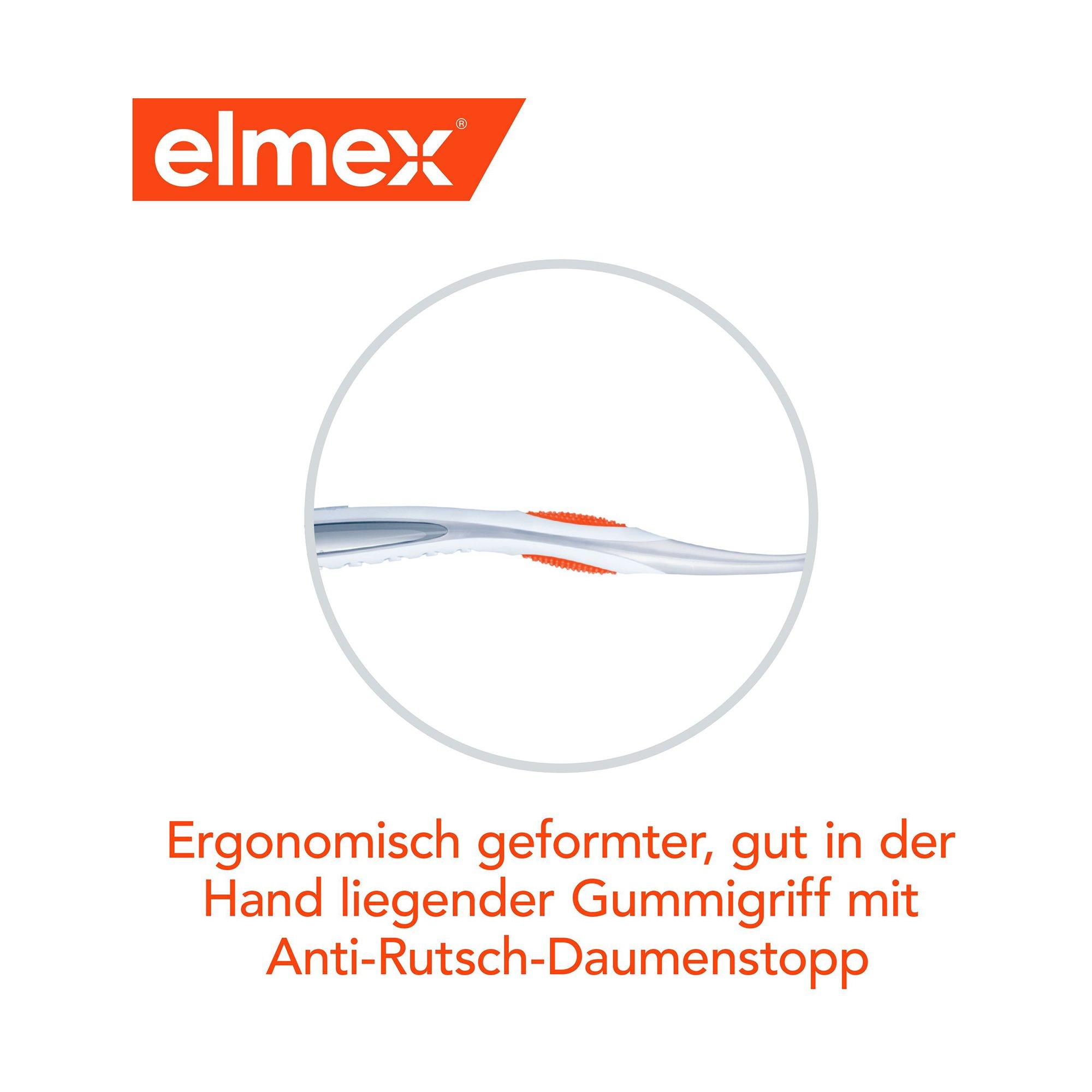 elmex  Nettoyage Intense Moyen Brosse À Dents Pour Un Nettoyage Intensif De Toute La Bouche. 