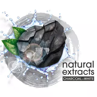 Colgate  Natural Extracts Charcoal + White Dentifricio, Con Estratto Naturale Di Carbone Attivo 