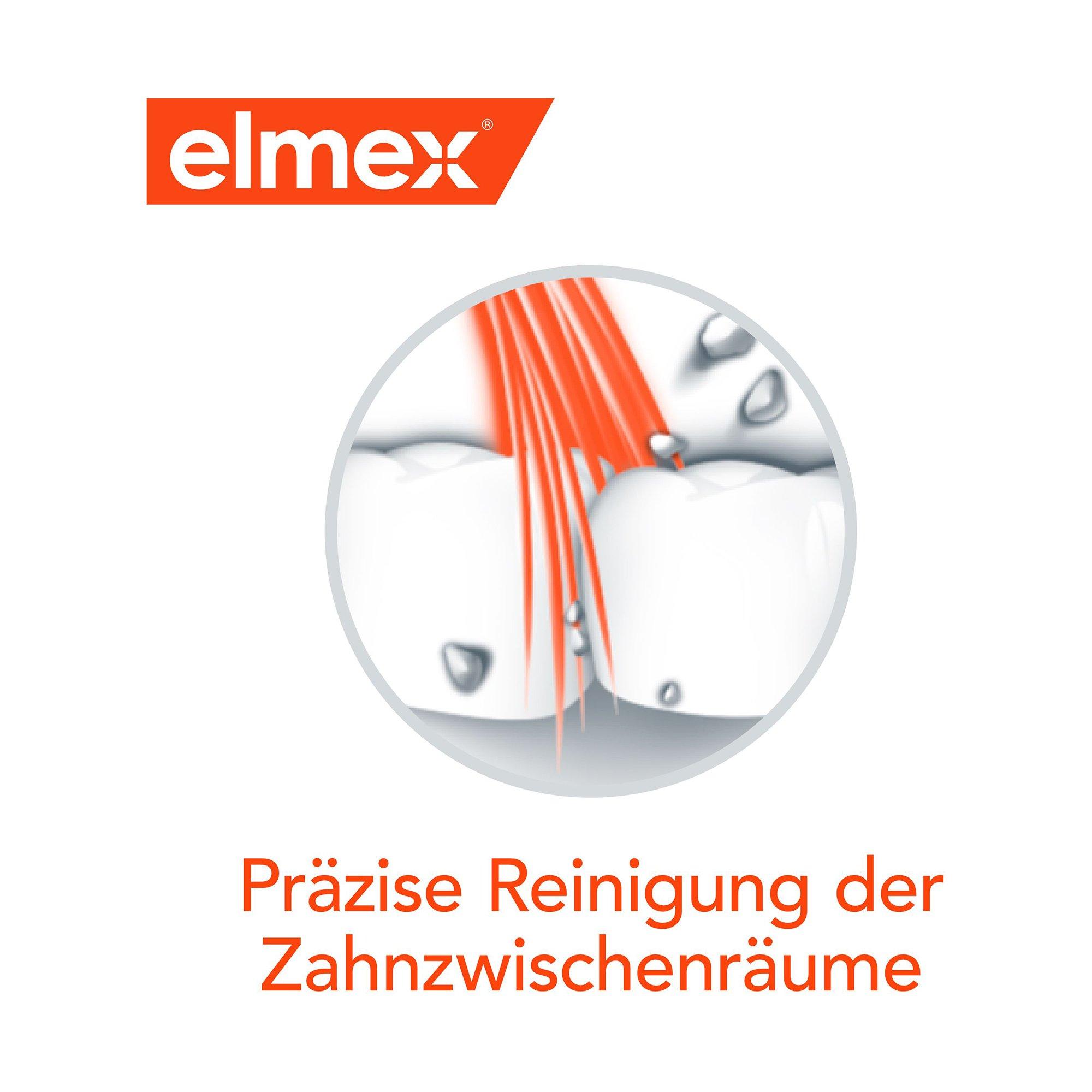 elmex PRO INTERDENTAL Pro Interdental Mittel Zahnbürste, Präzise Reinigung Der Zahnzwischenräume 