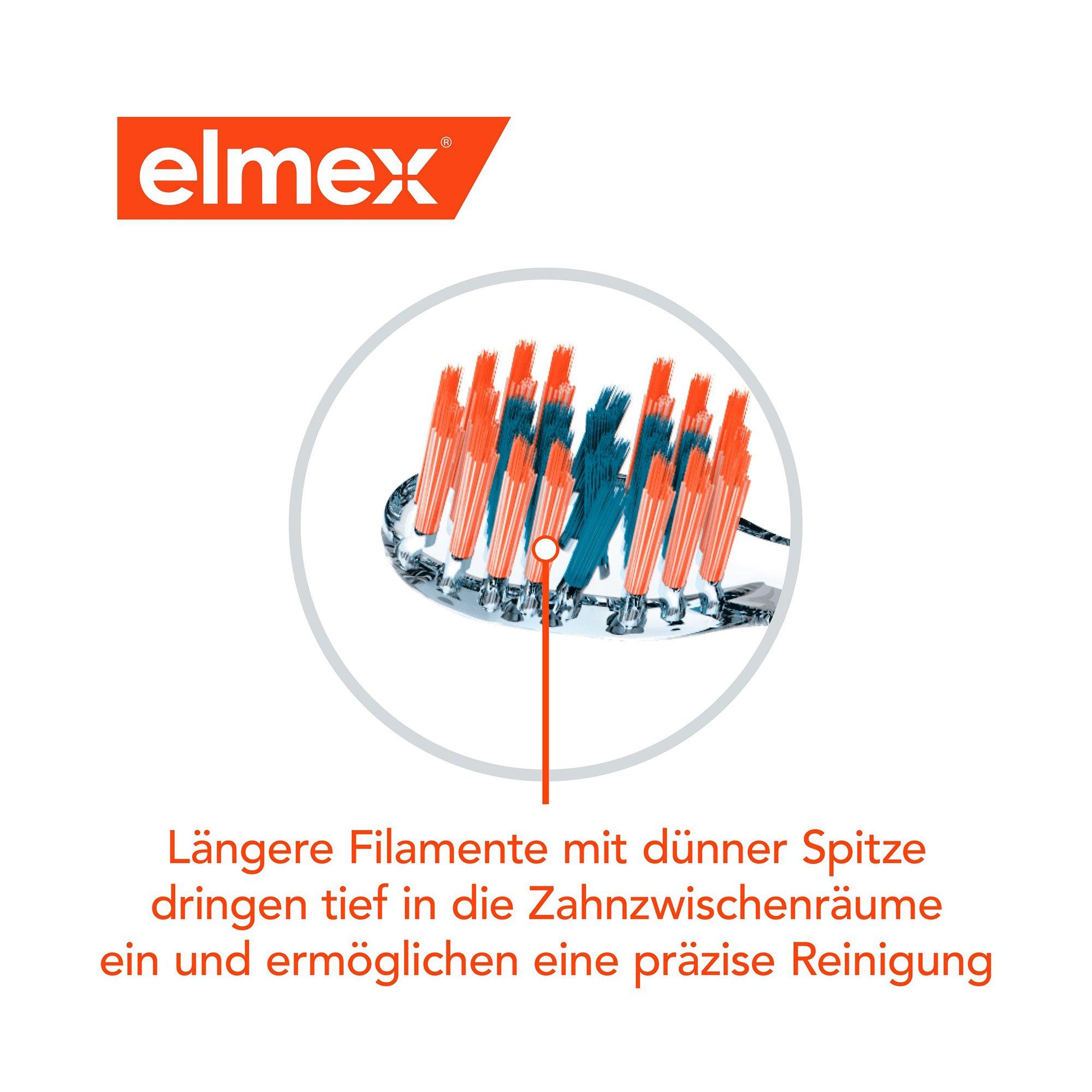 elmex PRO INTERDENTAL Pro Interdental Medio Spazzolino, Per Una Pulizia Interdentale Precisa 