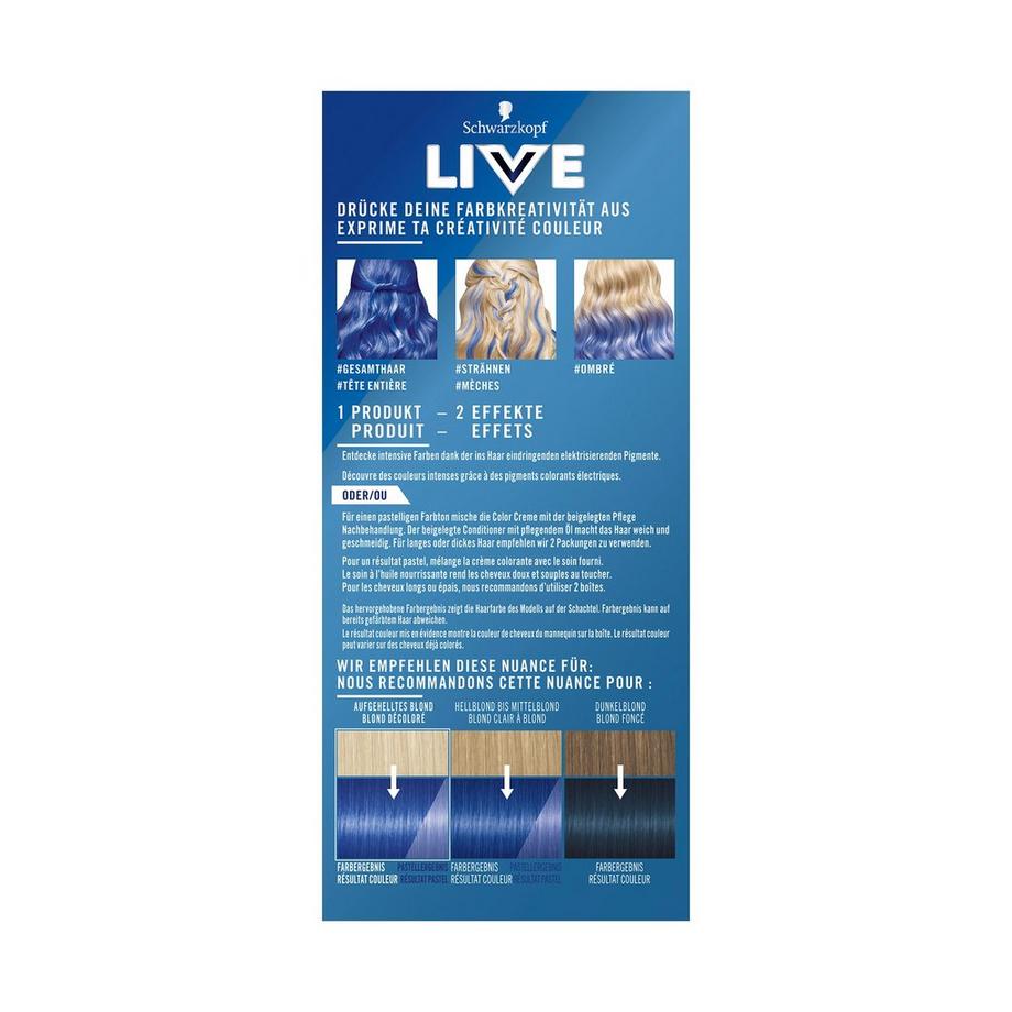 LIVE  Ultra Brights Semi-Permanente Coloration 