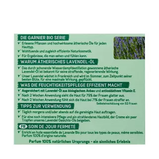 GARNIER BIO Bio Lavendel Bio Lavendel Anti-Falten Feuchtigkeitspflege 