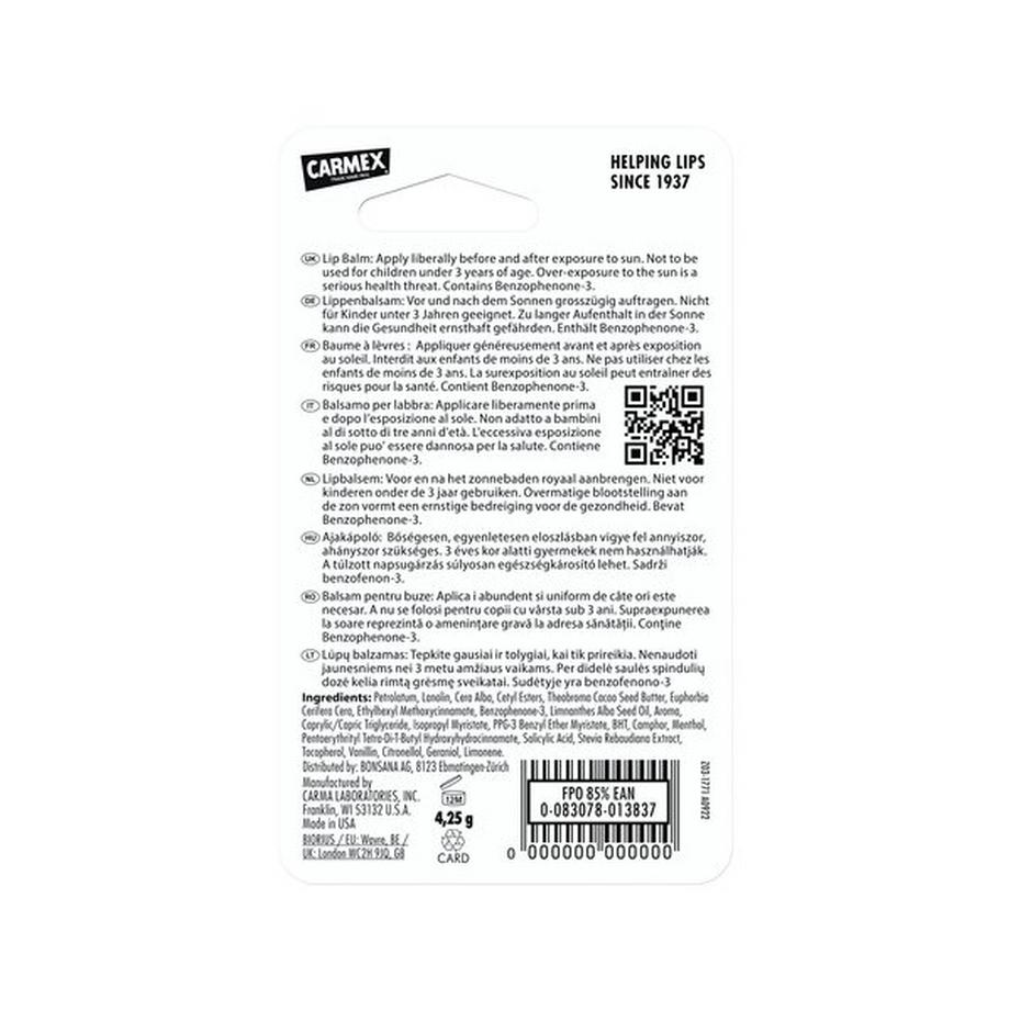 CARMEX CARMEX BLISTER PACK STICK Baume À Lèvres Classic Stick SPF15 