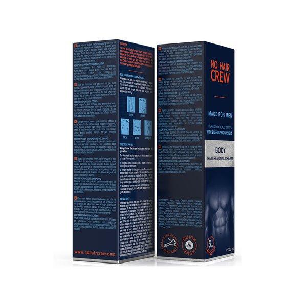 NO HAIR CREW  Crème Dépilatoire Corps – Pour Homme 