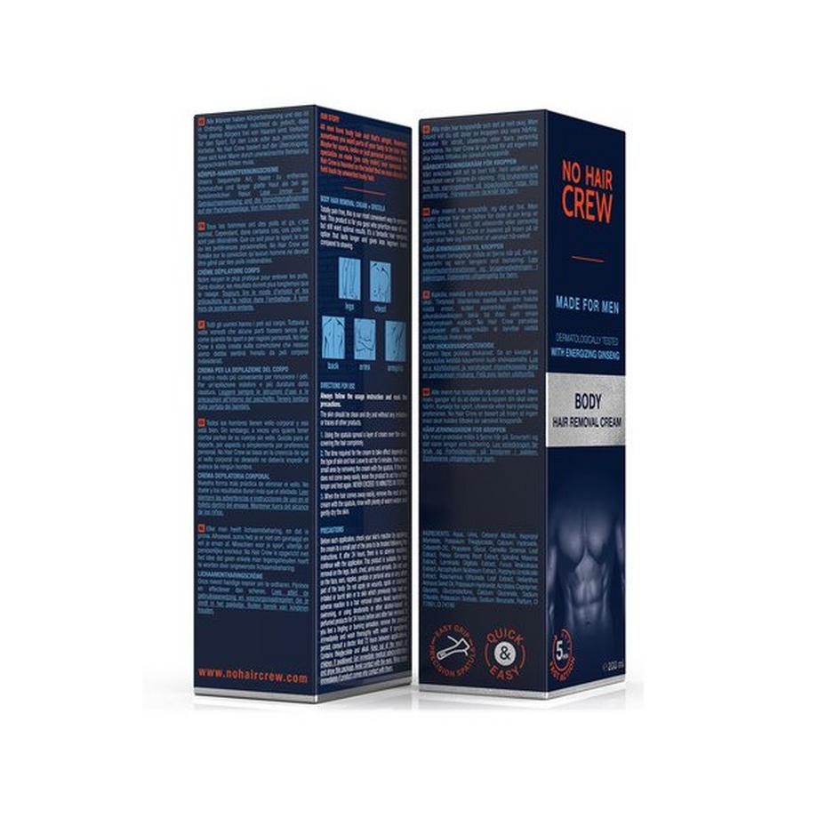 NO HAIR CREW  Crema Depilatoria Intime – Per Uomo 