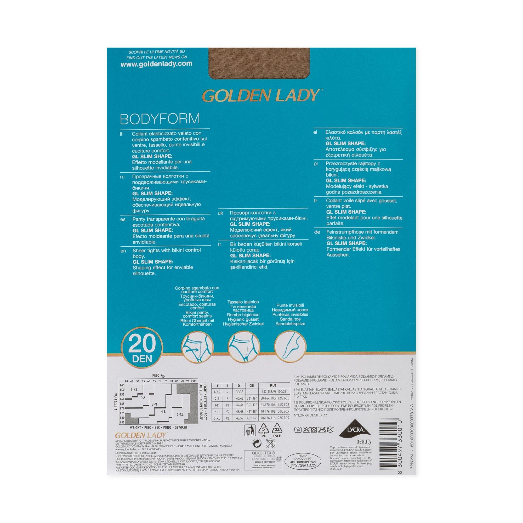 GOLDEN LADY Collants Bodyform 20 Den  
