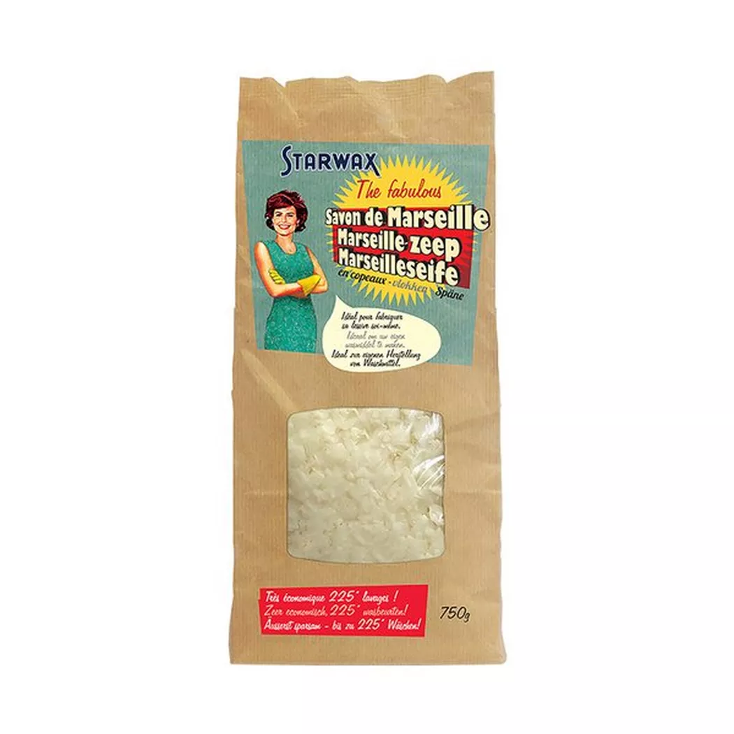 Starwax Fabulous - Scaglie di sapone di Marsiglia, 750 g, Multicolor