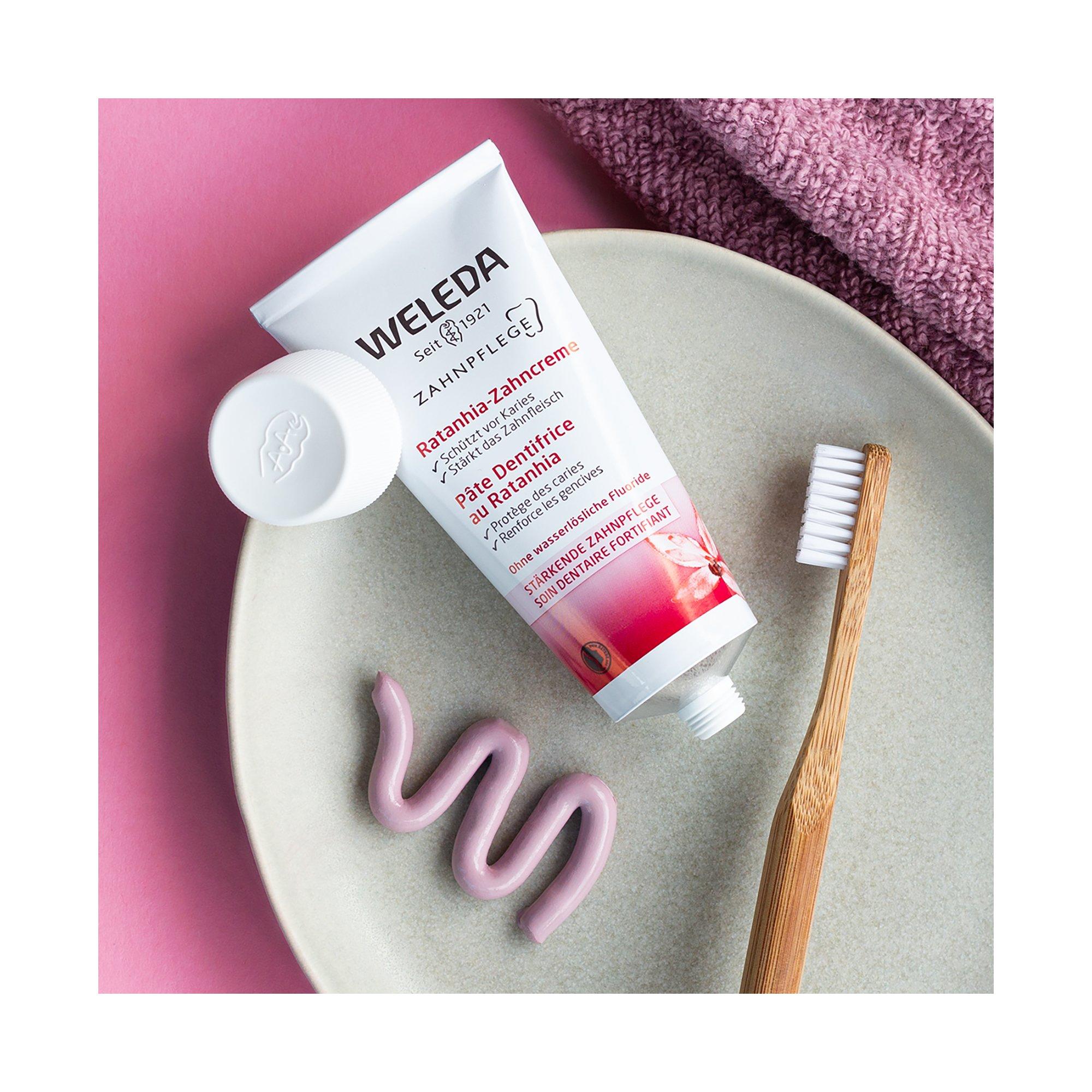 WELEDA Ratanhia Zahngel Dentifricio alla Ratania 