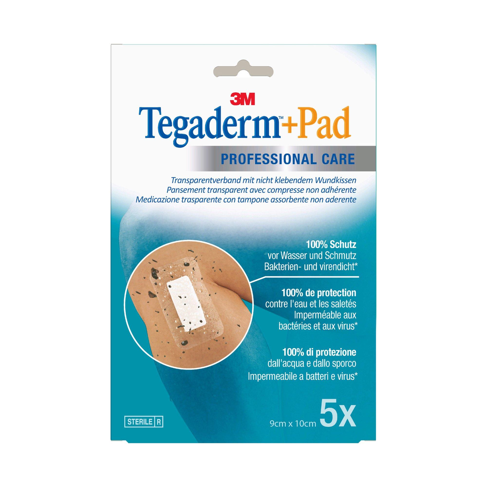 3M 3M™ Tegaderm™Transparentverband m nicht klebender Wundauflage Tegaderm + Pad