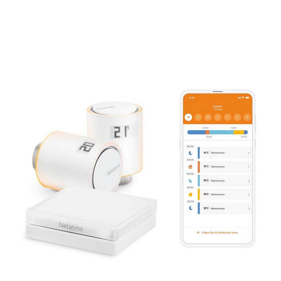 NETATMO  Starter Pack termostati per radiatori smart 