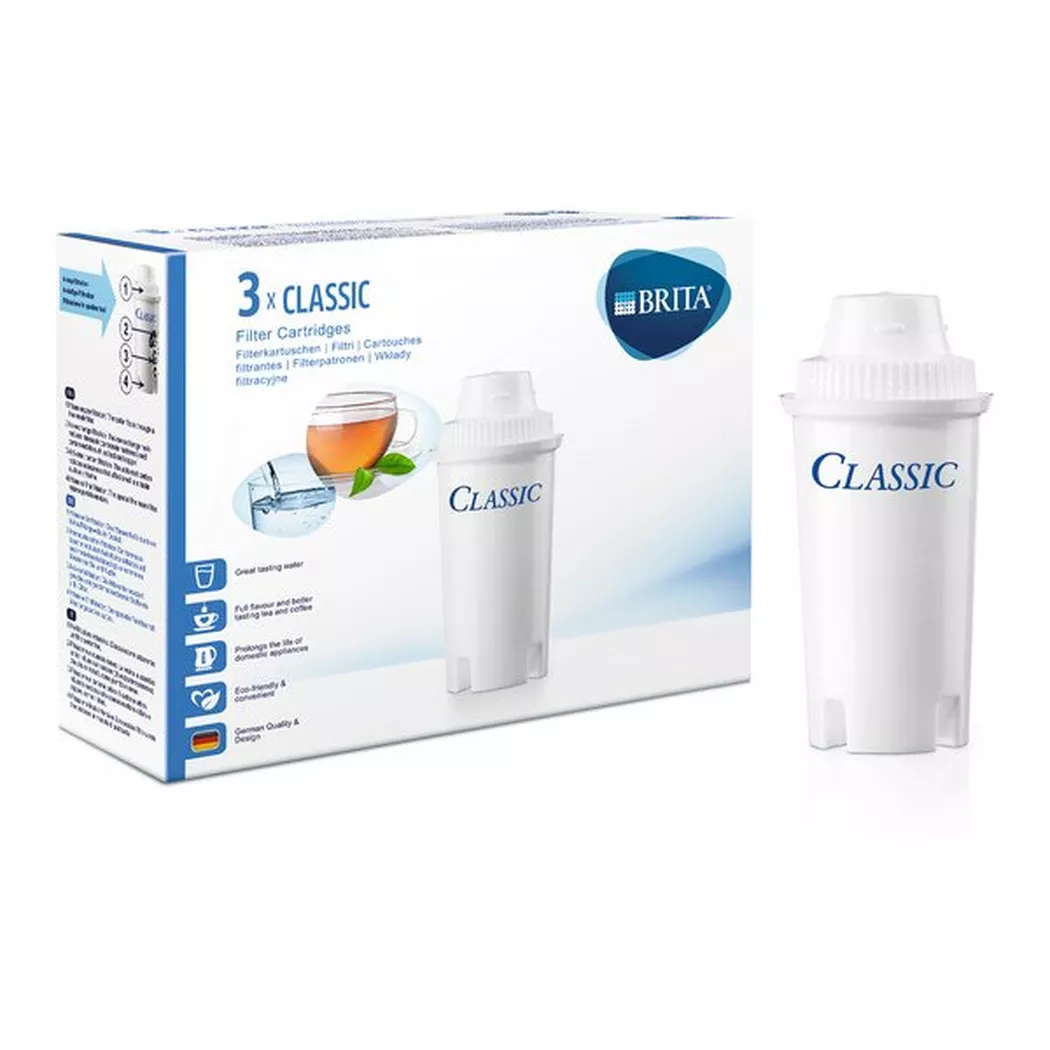 Brita Filtre à Eau Classic 3 Unités White One Size