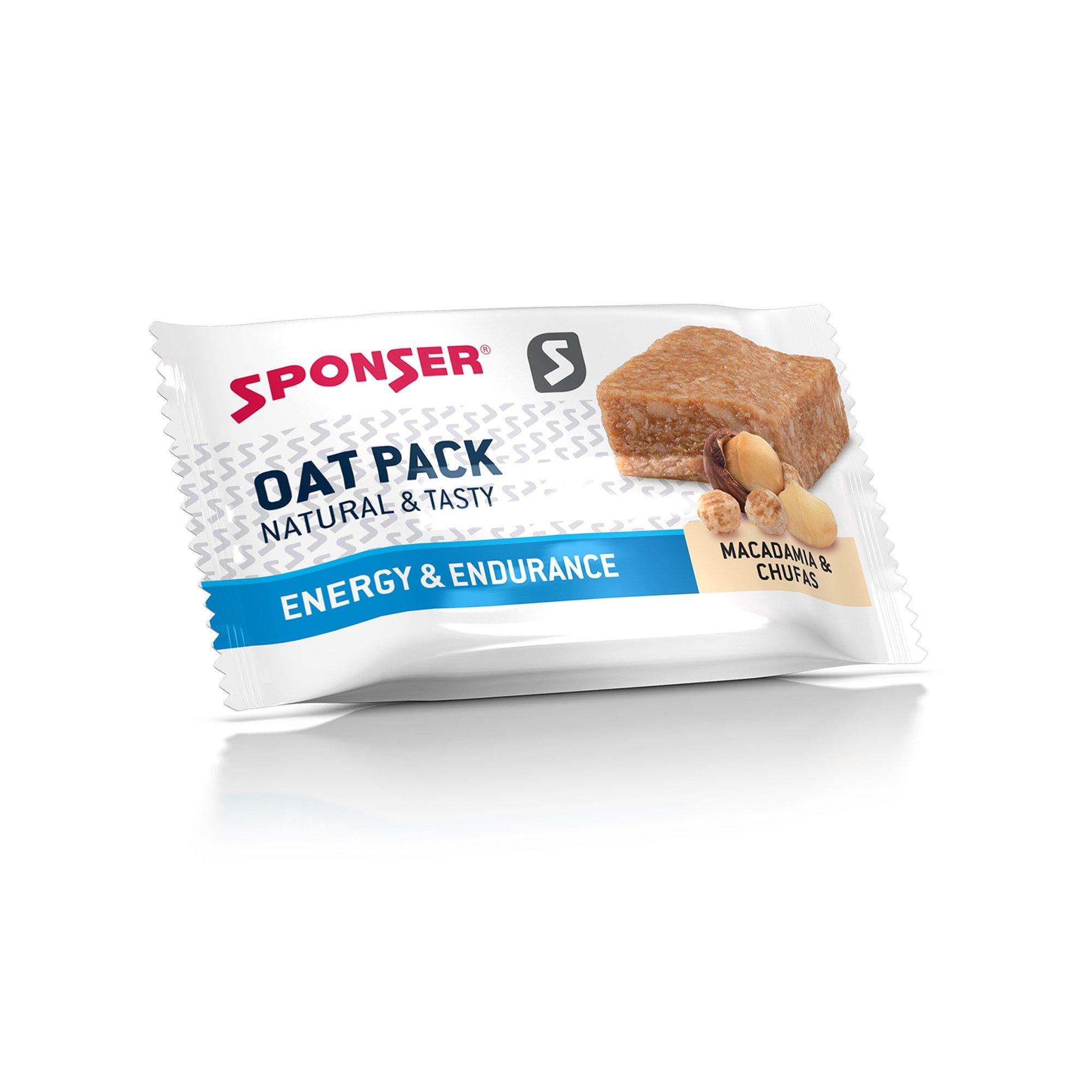 SPONSER Oat Pack Macadamia Chufas
 Energy Riegel 