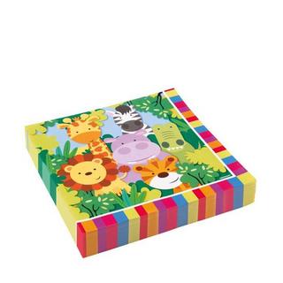 amscan  20 Serviettes en papier jungle 