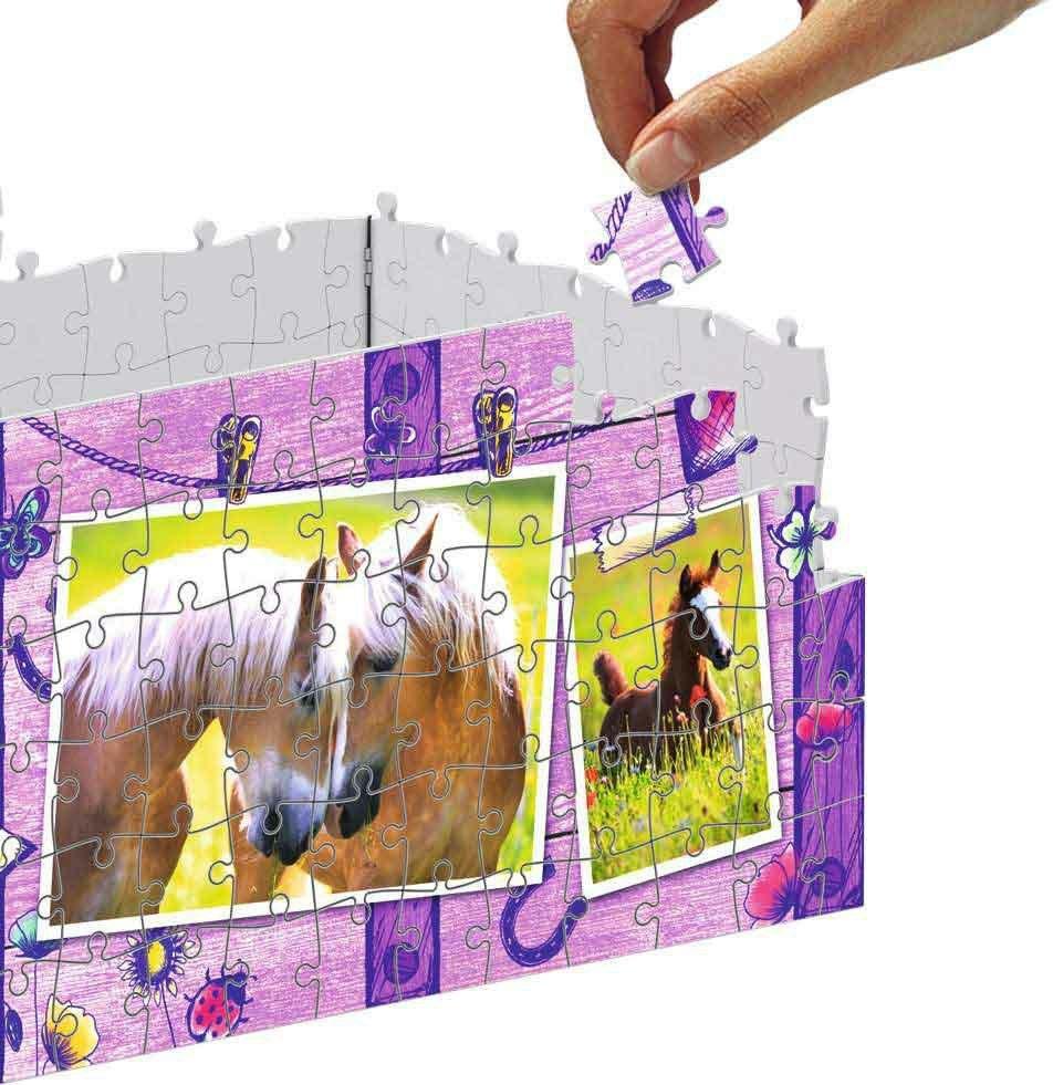 Ravensburger  3D Puzzle Schatztruhe Pferde, 216 Teile 