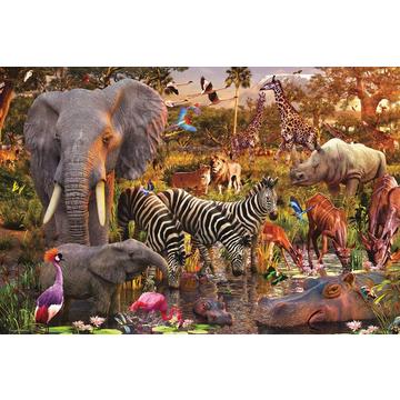 Puzzle Afrikanische Tierwelt 3000 Stk.