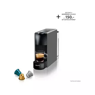 KRUPS Nespressomaschine Essenza Mini Grau