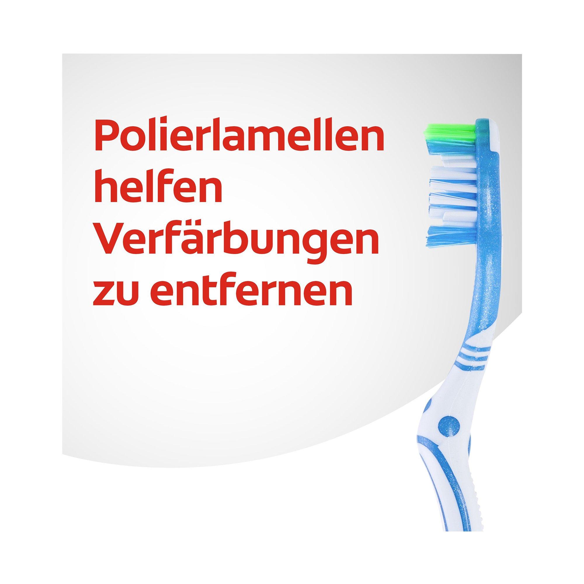 Colgate MAX WHITE MEDIUM Max White Mittel Zahnbürste, Für Natürlich Weisse Zähne 