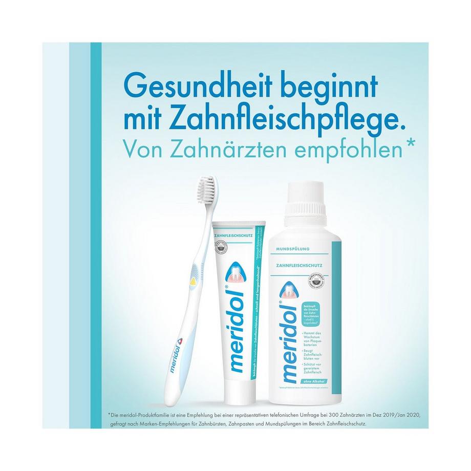 meridol Zahnfleischschutz Protezione Gengive Dentifricio, Combatte La Causa Del Sanguinamento Delle Gengive, Duo 