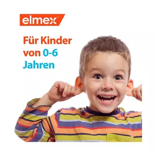 elmex KINDER Per Bambini 0-6 Anni Dentifricio, Con Protezione Speciale  Dalla Carie Per I Denti Da Latte, 2x 75 Ml Duo