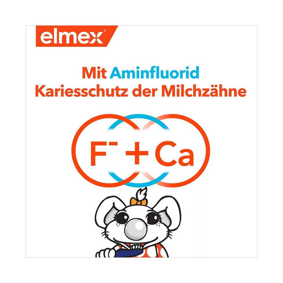 elmex  Kinder 0-6 Jahre Kinder-Zahnpasta, Dreifach-Schutzmechanismus Für Die Milchzähne 