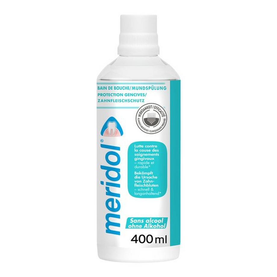 meridol  Zahnfleischschutz & Frischer Atem Mundspülung, Schutz vor Zahnfleischbluten und Mundgeruch 