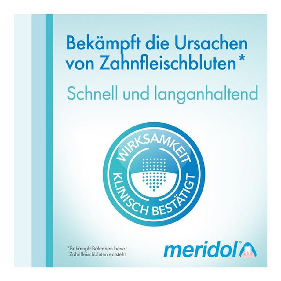 meridol  Zahnfleischschutz & Frischer Atem Mundspülung, Schutz vor Zahnfleischbluten und Mundgeruch 