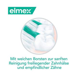 elmex Sensitive Professional Senstive Professional Extra Weich Zahnbürste, Sanfte Reinigung Extrem Empfindlicher Zähne, Duo 