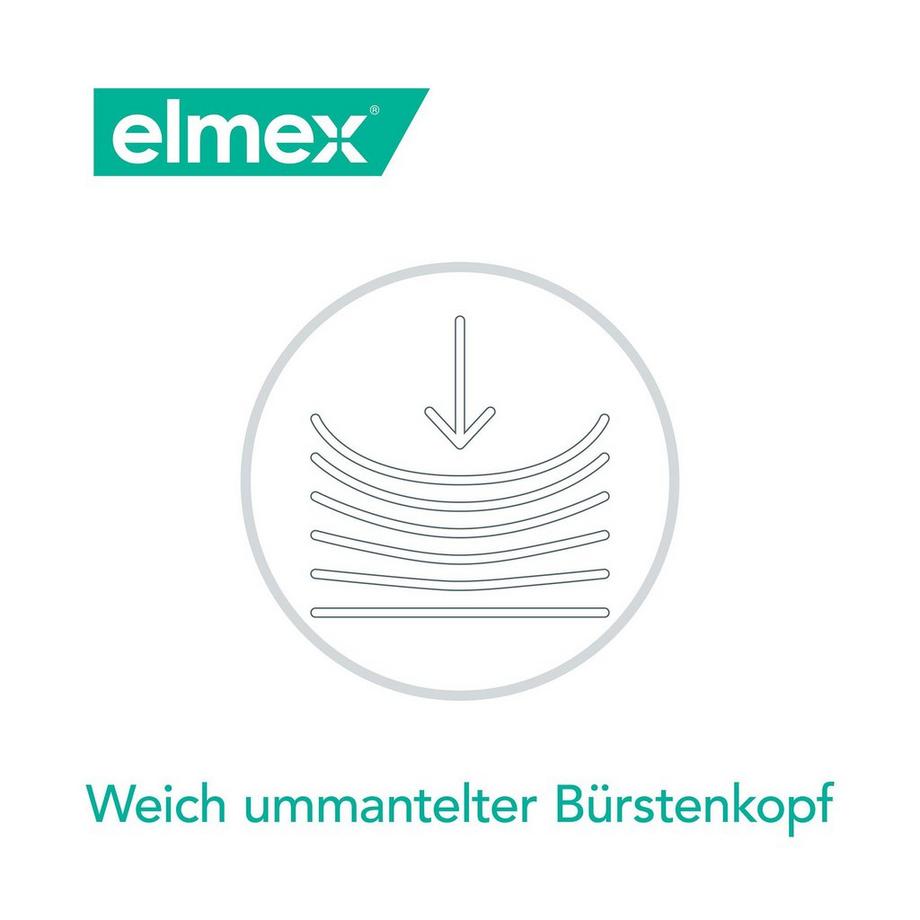 elmex Sensitive Professional Sensitive Professional Extra Morbido Spazzolino, Per Una Pulizia Delicata Ed Efficace Dei Denti Estremamente Sensibili, Duo 