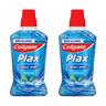 Colgate Plax Cool Mint Plax Cool Mint Bain De Bouche Sans Alcool, Fraîcheur Durable Contre La Mauvaise Haleine Duo 