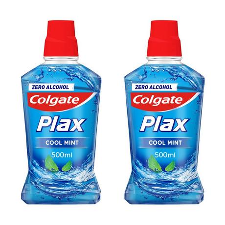 Colgate Plax Cool Mint Plax Cool Mint Mundspülung Ohne Alkohol, Langanhaltender Frischer Atem Gegen Mundgeruch Duo 