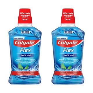 Colgate Plax Cool Mint Plax Cool Mint Collutorio Senza Alcool, Freschezza Di Lunga Durata Contro L'alito Cattivo Duo 