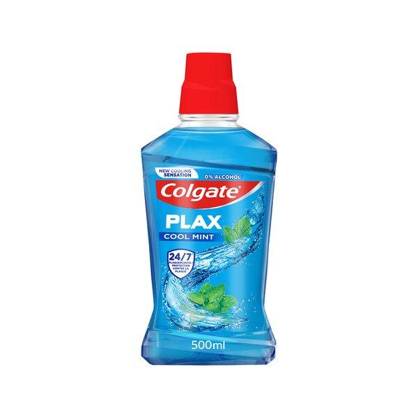 Image of Colgate Plax Cool Mint Mundspülung Ohne Alkohol, Langanhaltender Frischer Atem Gegen Mundgeruch - 500 ml