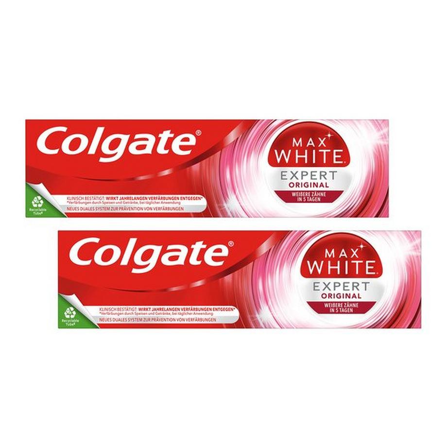 Colgate Max White Expert White Max White Expert Original Dentifrice, Blanchit Les Dents En 5 Jours Seulement 