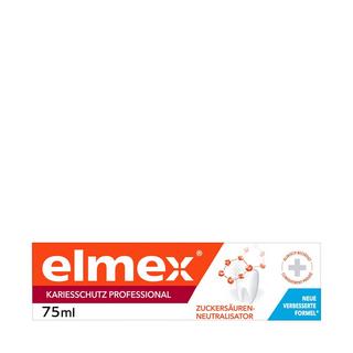elmex KARIESSCHUTZ PROFESSIONAL Protezione Carie Professional Dentifricio, Per Una Protezione Altamente Efficace Dalla Carie, 2x 75 Ml Duo 