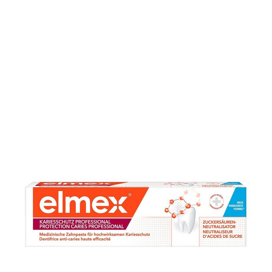 elmex KARIESSCHUTZ PROFESSIONAL Professional Protection Caries Dentifrice, Pour Une Protection Très Efficace Contre Les Caries, Duo 