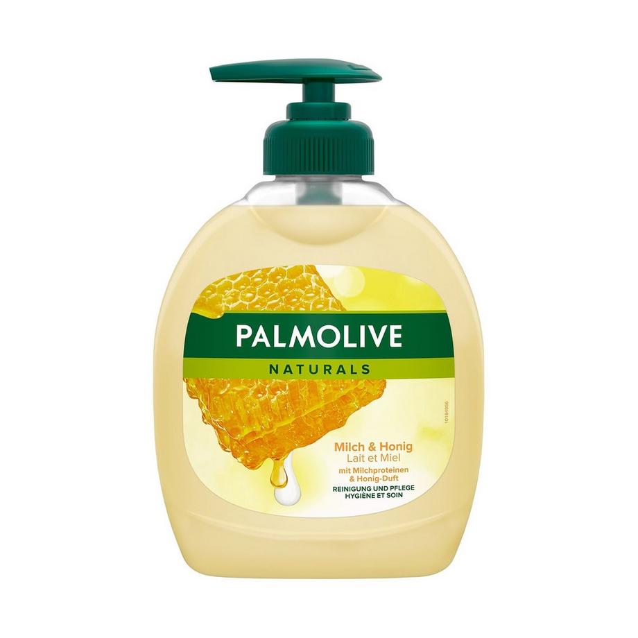 Palmolive Milch & Honig Naturals Milch & Honig Flüssigseife, Für Seidig Zarte Hände Seifenspender 
