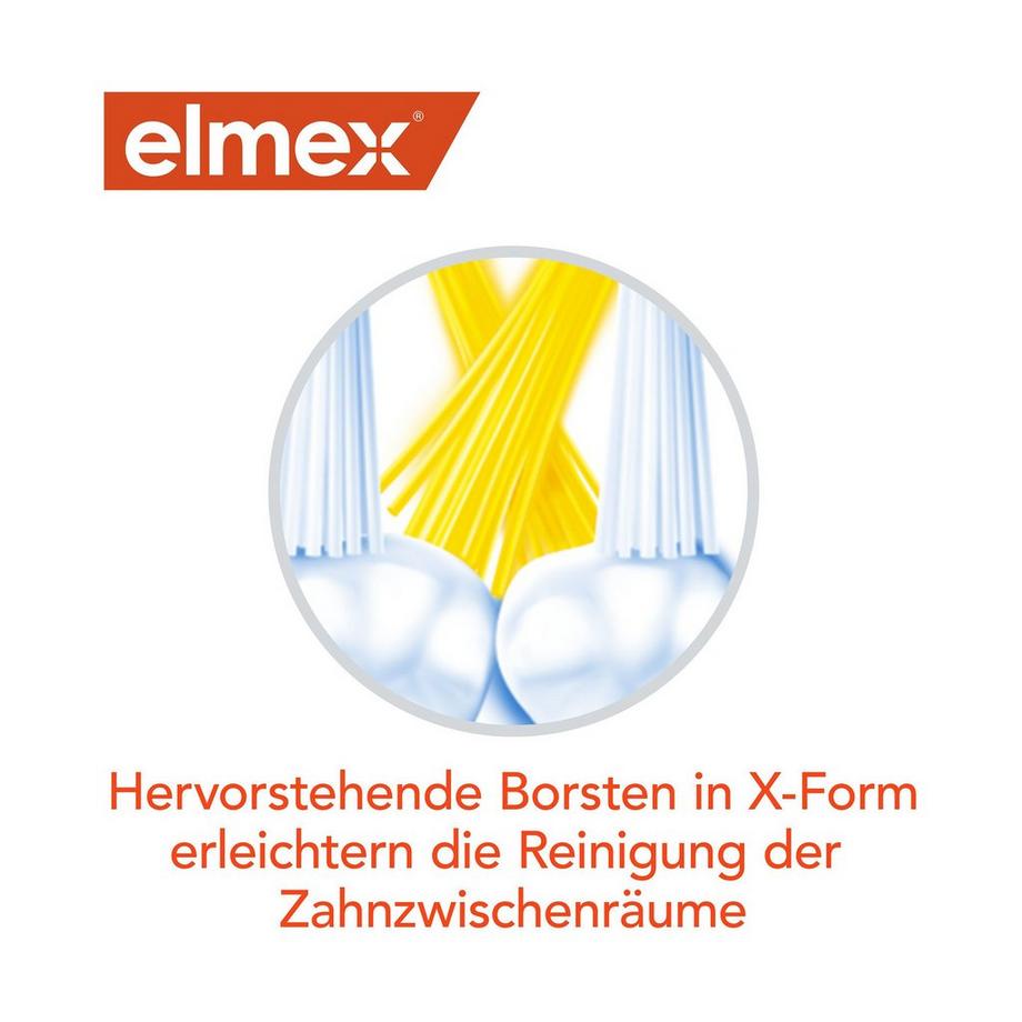 elmex  Junior 6-12 Anni Morbido Spazzolino, Pulizia Ideale Dei Nuovi Denti Permanenti 