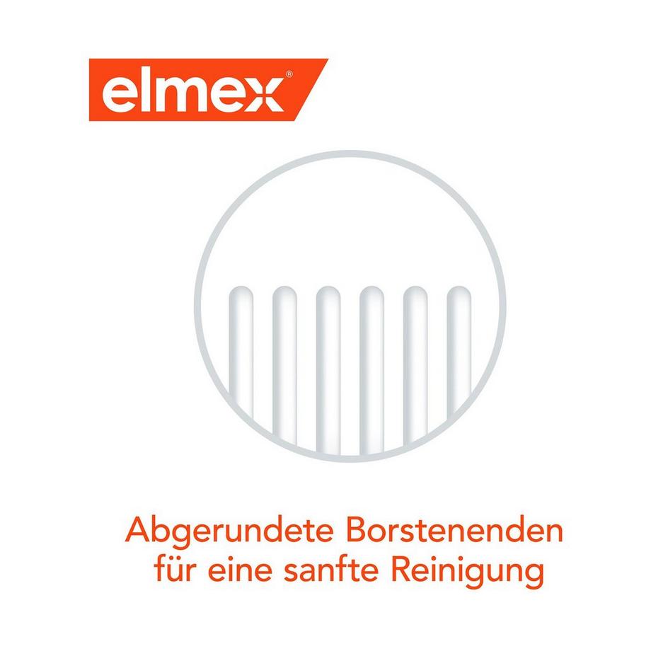 elmex  Junior 6-12 Anni Morbido Spazzolino, Pulizia Ideale Dei Nuovi Denti Permanenti 