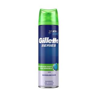 Gillette  Series Sensitive - Schiuma da barba da uomo 