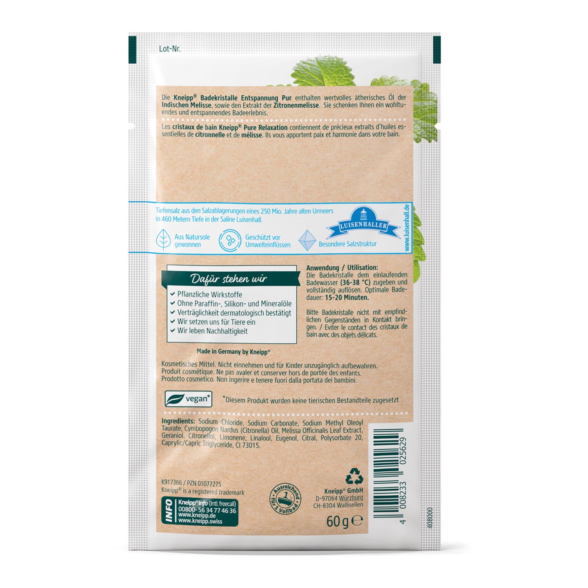 Kneipp  Badekristalle Entspannung Pur 