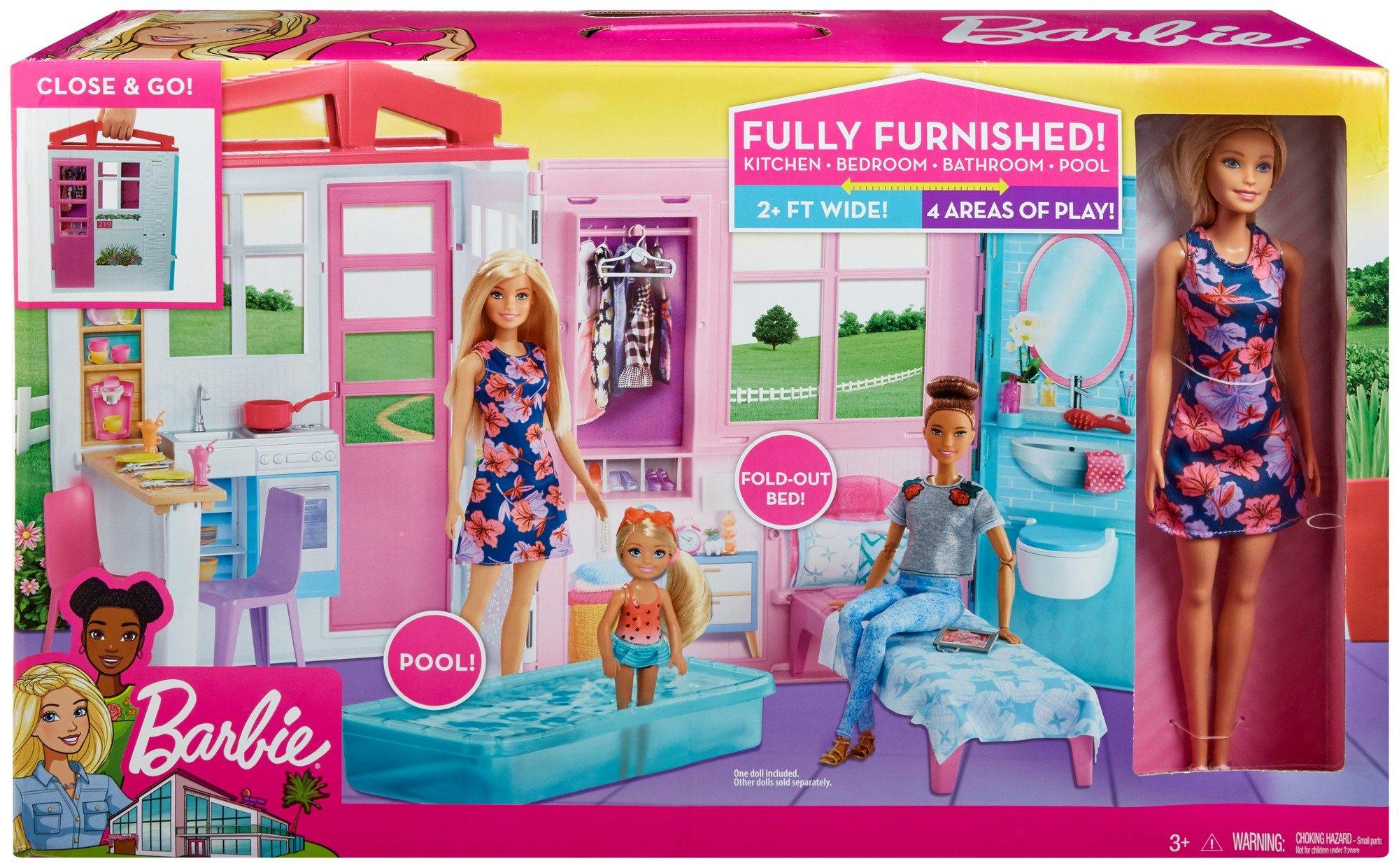 Barbie 2-Etagen Ferienhaus & Puppe | online kaufen - MANOR