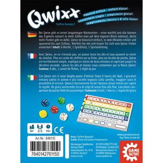 Game Factory  Würfelspiel Qwixx 