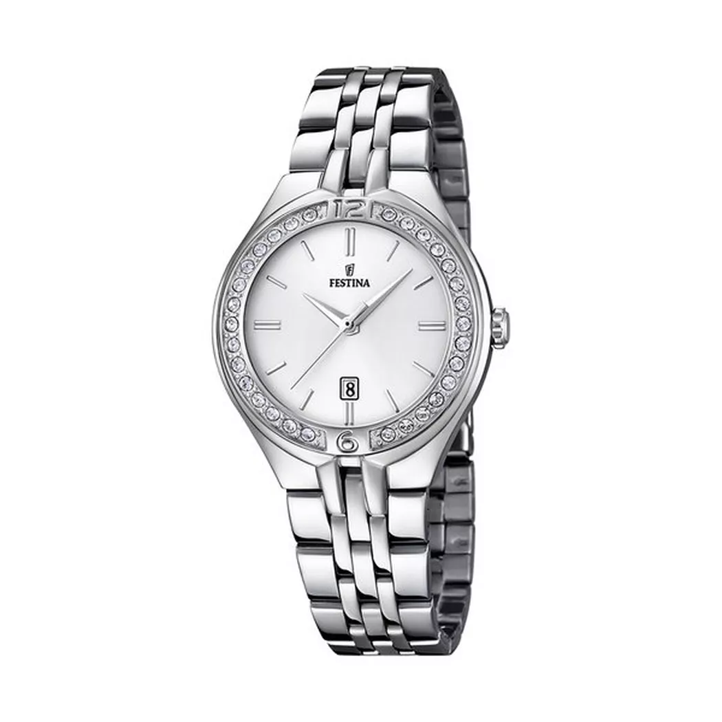 Festina - Analoguhr, Mademoiselle, 33mm, Silberfarben