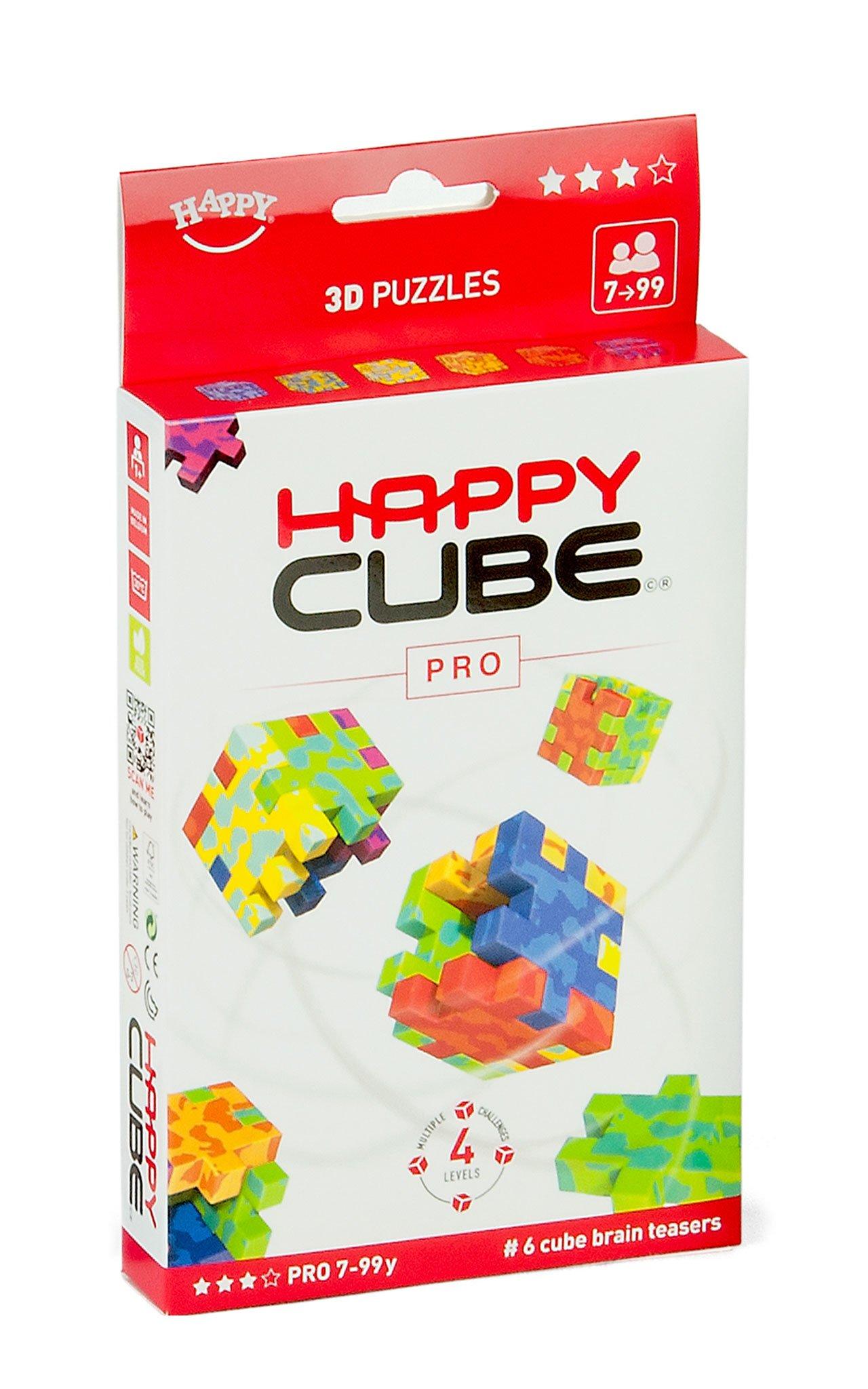Image of Happy Cube 3D-Puzzle 6 Colour Pack Pro